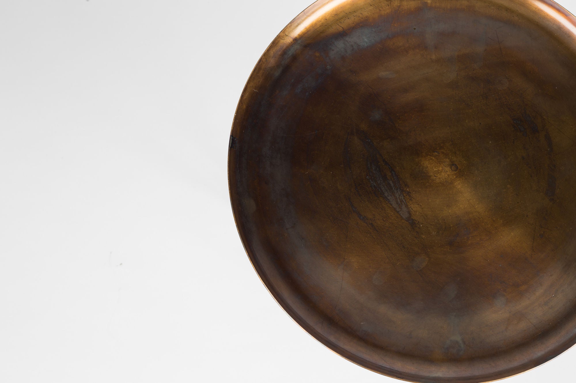 Frost Copper Round Side Table